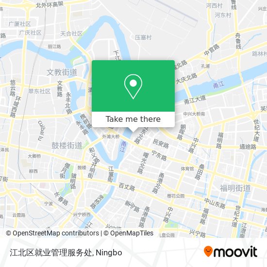 江北区就业管理服务处 map
