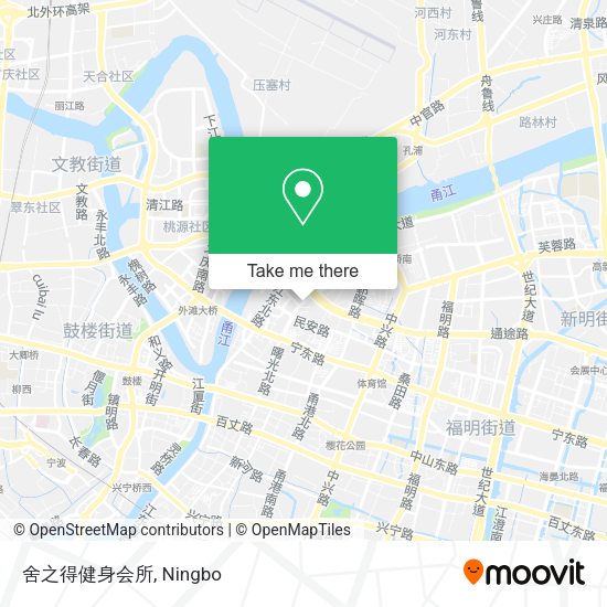 舍之得健身会所 map