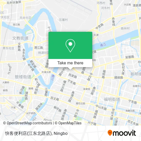 快客便利店(江东北路店) map