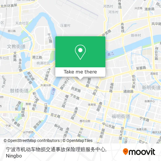 宁波市机动车物损交通事故保险理赔服务中心 map