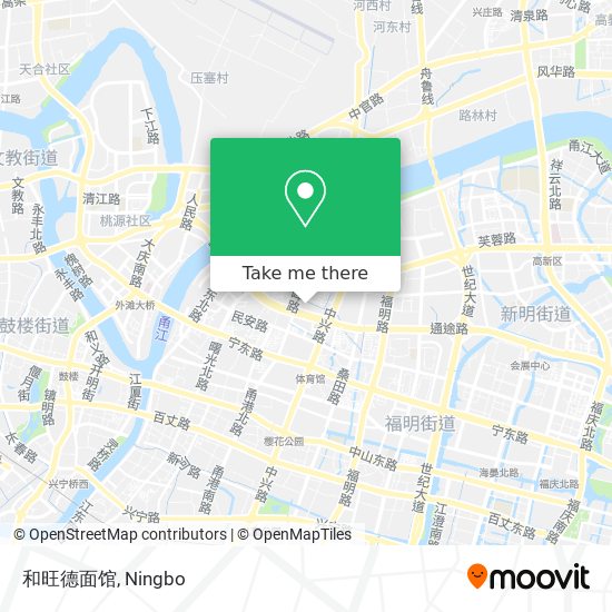 和旺德面馆 map