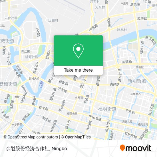 余隘股份经济合作社 map