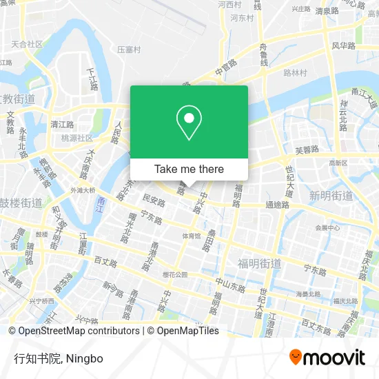 行知书院 map