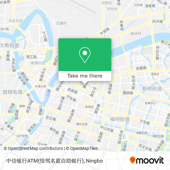 中信银行ATM(惊驾名庭自助银行) map