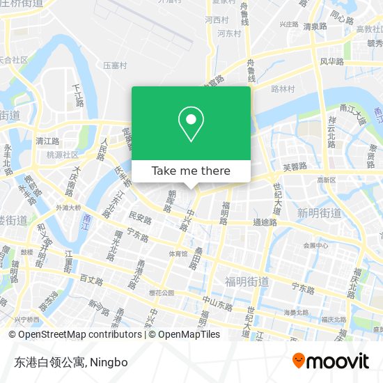 东港白领公寓 map