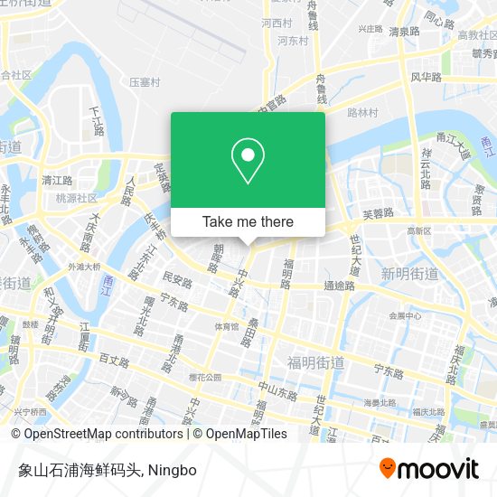 象山石浦海鲜码头 map