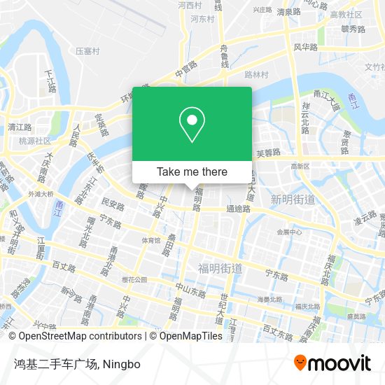鸿基二手车广场 map