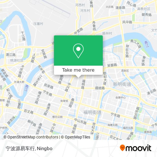 宁波源易车行 map