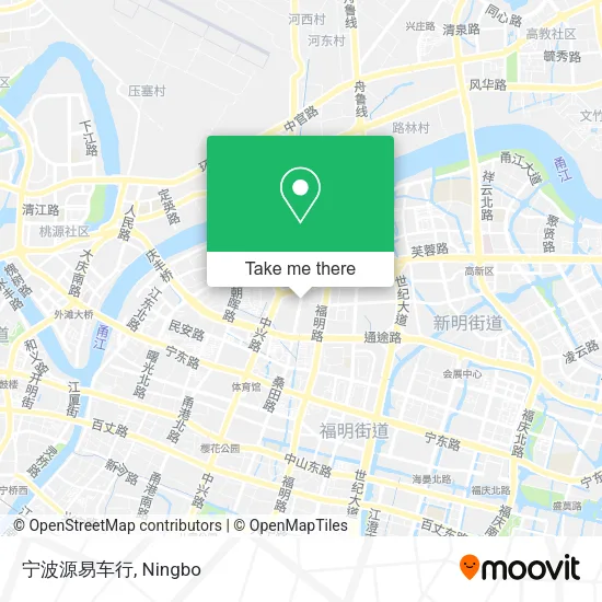 宁波源易车行 map