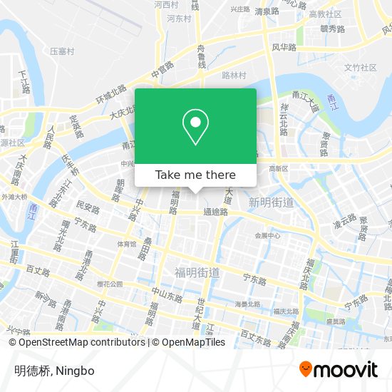 明德桥 map