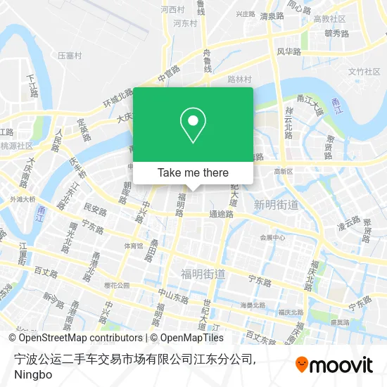 宁波公运二手车交易市场有限公司江东分公司 map