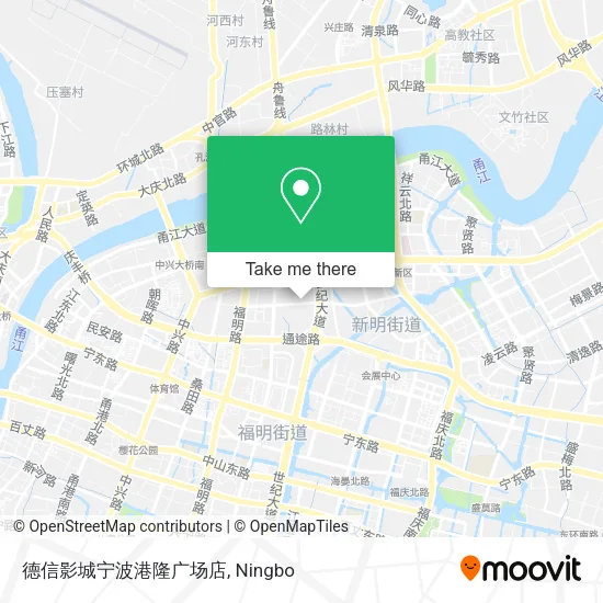 德信影城宁波港隆广场店 map