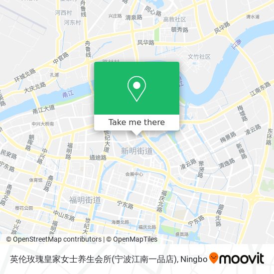 英伦玫瑰皇家女士养生会所(宁波江南一品店) map