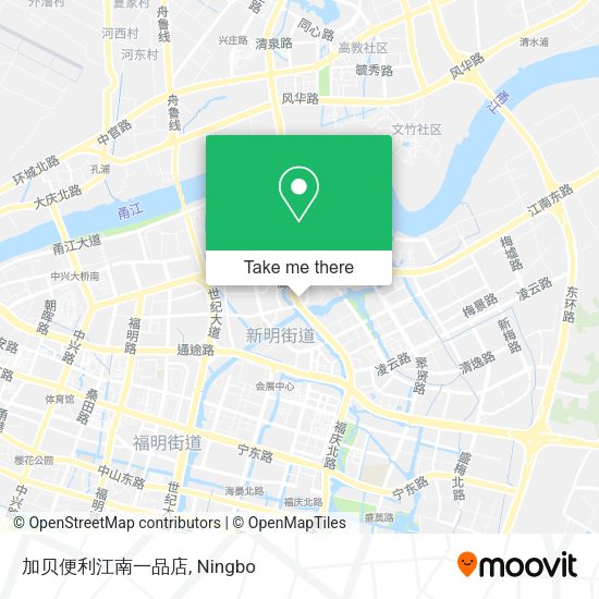加贝便利江南一品店 map