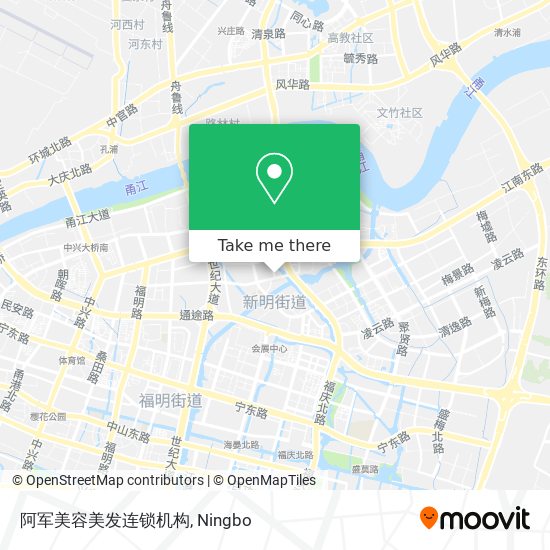 阿军美容美发连锁机构 map