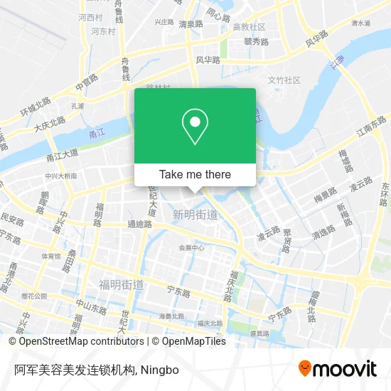 阿军美容美发连锁机构 map