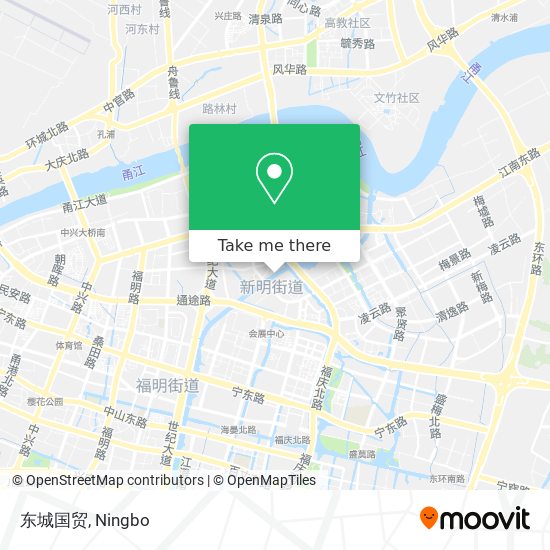 东城国贸 map