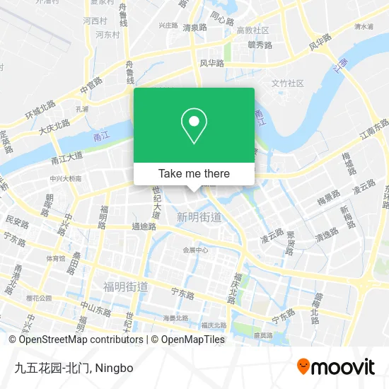 九五花园-北门 map