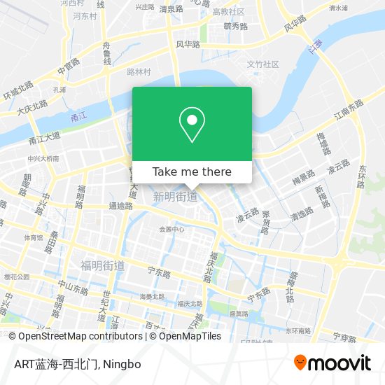 ART蓝海-西北门 map