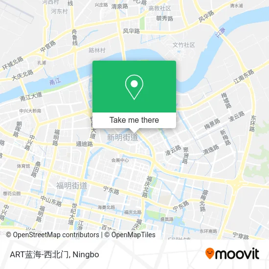 ART蓝海-西北门 map