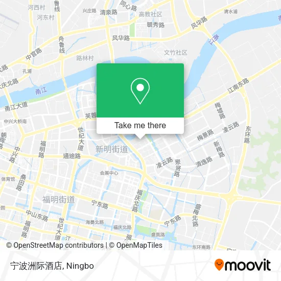 宁波洲际酒店 map