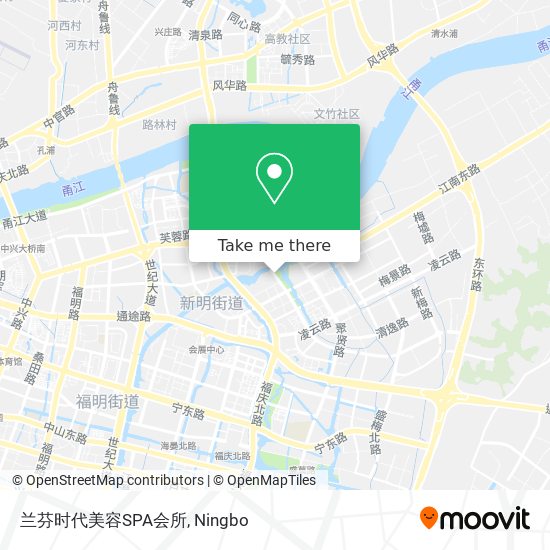 兰芬时代美容SPA会所 map
