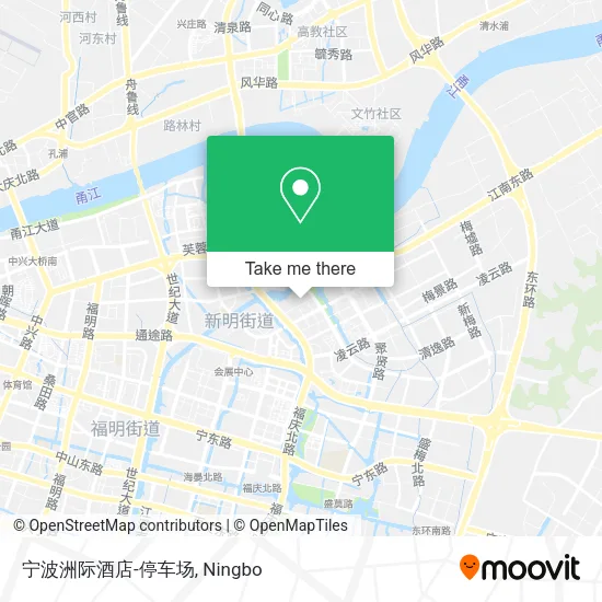 宁波洲际酒店-停车场 map