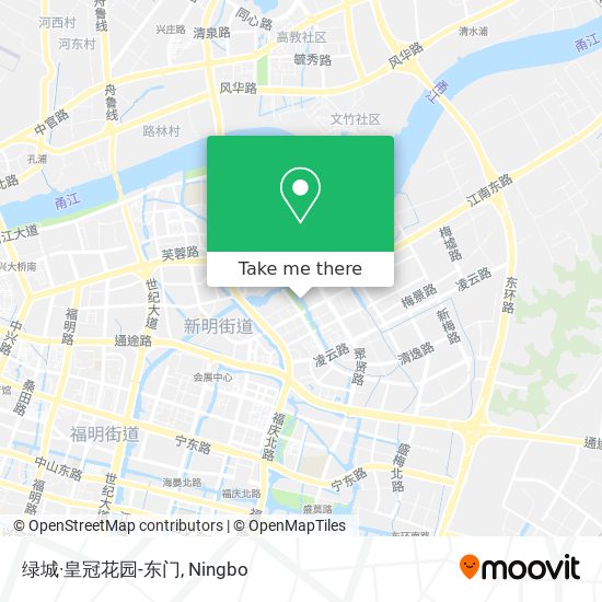 绿城·皇冠花园-东门 map