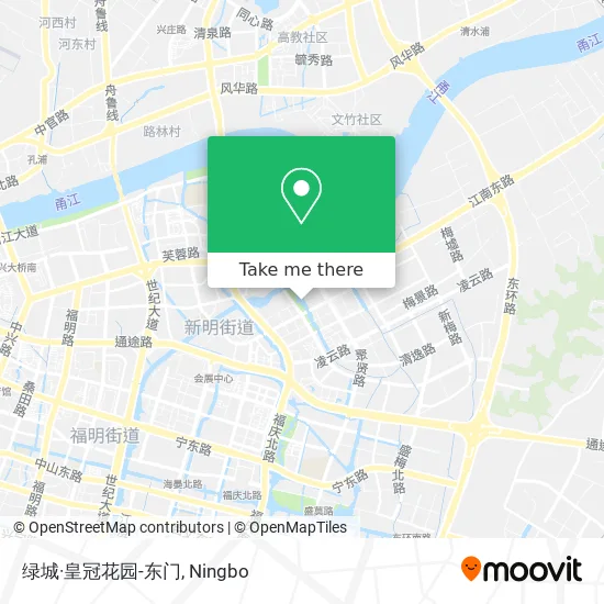 绿城·皇冠花园-东门 map