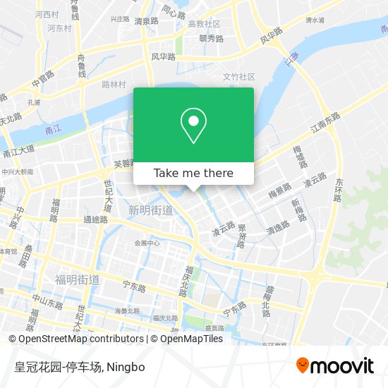 皇冠花园-停车场 map