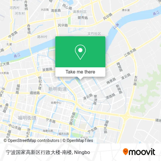 宁波国家高新区行政大楼-南楼 map