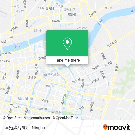 皇冠瀛苑餐厅 map