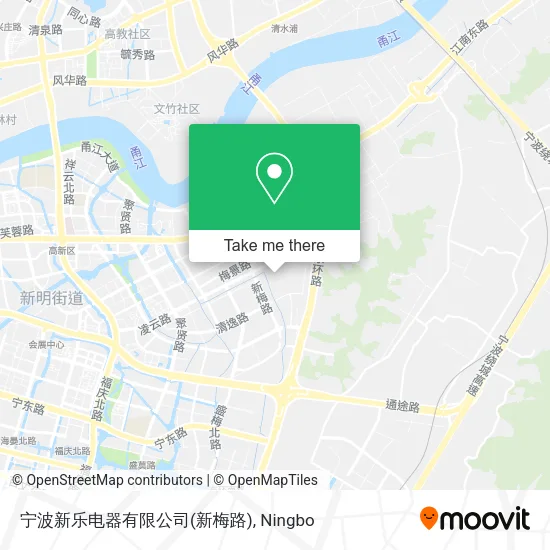 宁波新乐电器有限公司(新梅路) map