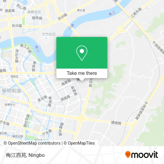 梅江西苑 map