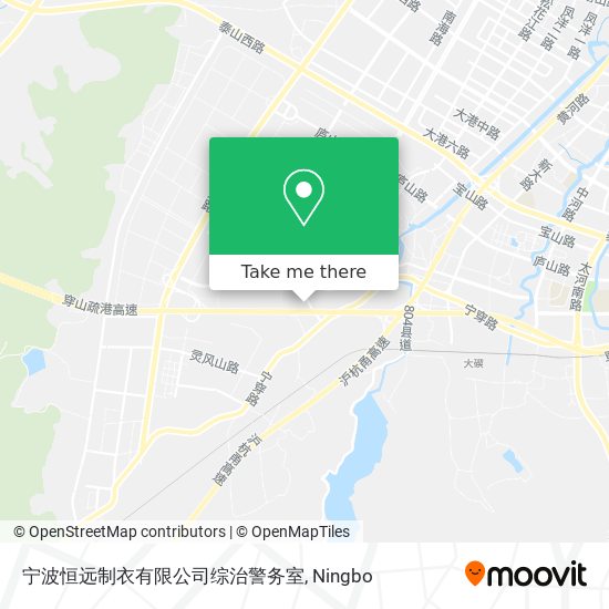 宁波恒远制衣有限公司综治警务室 map