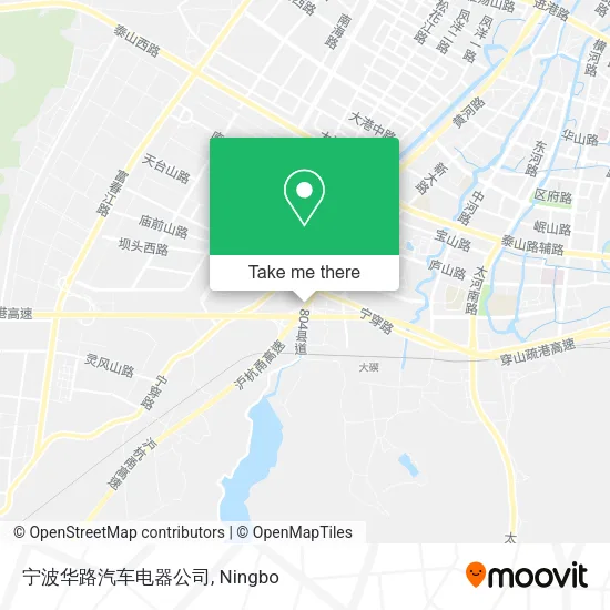 宁波华路汽车电器公司 map