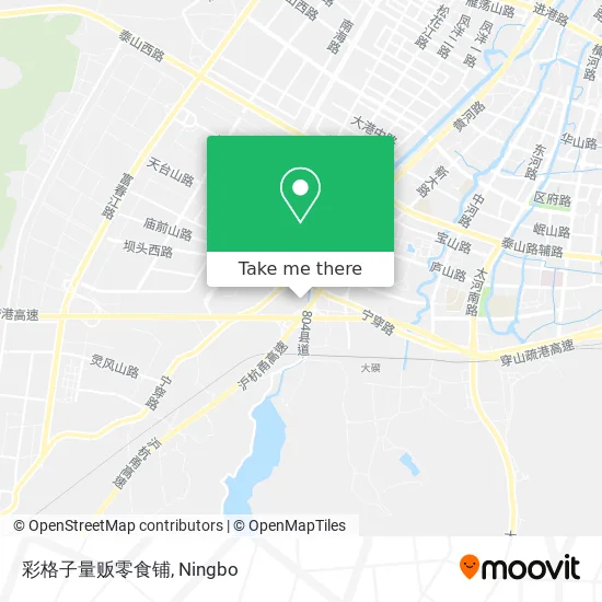 彩格子量贩零食铺 map