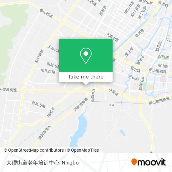 大碶街道老年培训中心 map