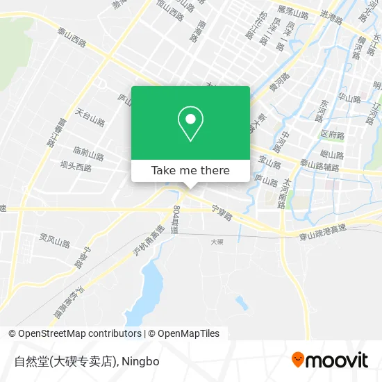 自然堂(大碶专卖店) map