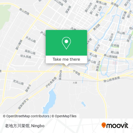 老地方川菜馆 map