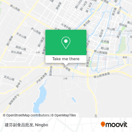 建芬副食品批发 map