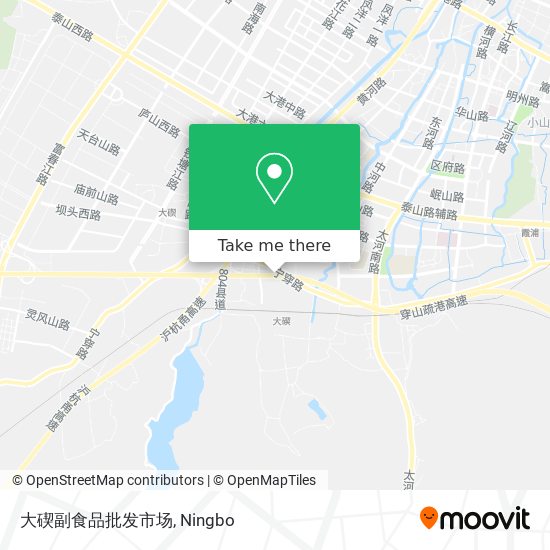 大碶副食品批发市场 map