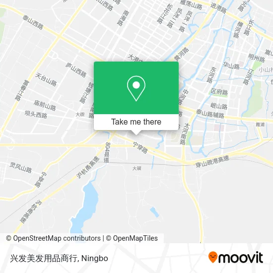 兴发美发用品商行 map