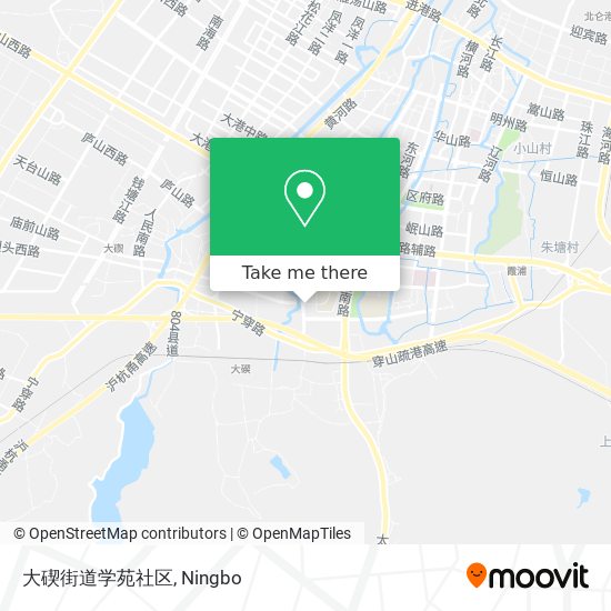 大碶街道学苑社区 map
