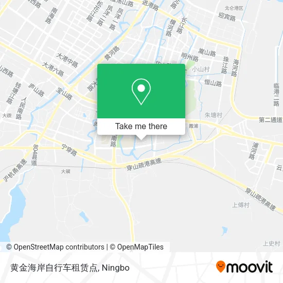 黄金海岸自行车租赁点 map