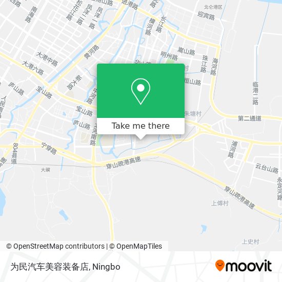 为民汽车美容装备店 map