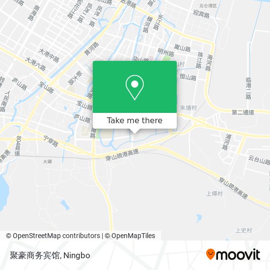 聚豪商务宾馆 map