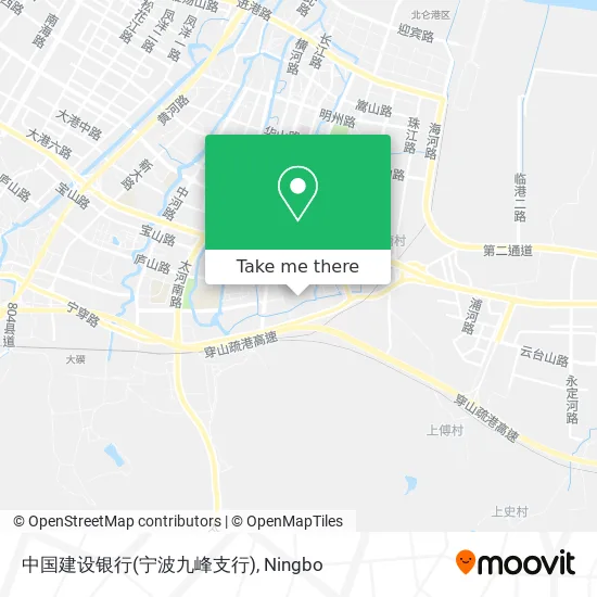 中国建设银行(宁波九峰支行) map