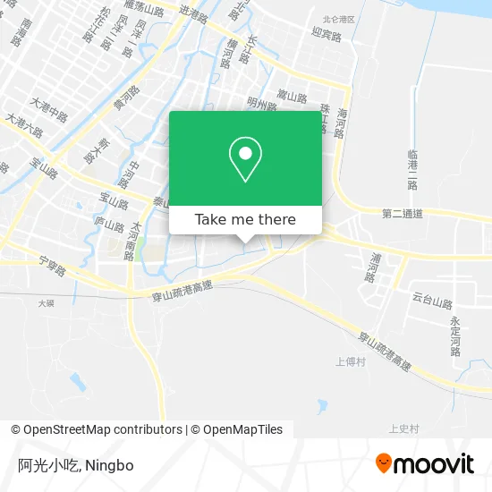 阿光小吃 map