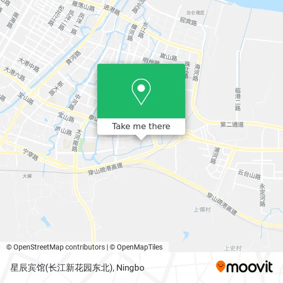 星辰宾馆(长江新花园东北) map